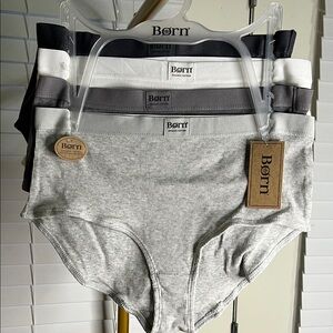 Born Women’s Underwear Pack - Black, Gray, White